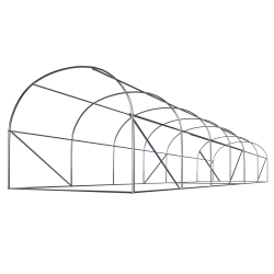 Structure renforcée en acier galvanisé 25 x 0,7 mm
