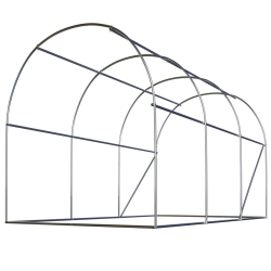 Structure en acier galvanisé 19 x 0,6 mm pour serre tunnel