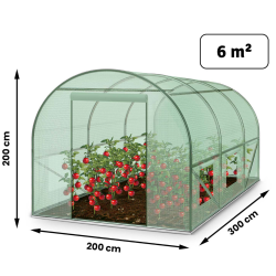 Dimensions du tunnel de jardin 2 x 3 m