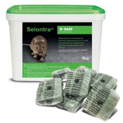 Selontra BASF 3 kg – pâte rodenticide contre rats et souris