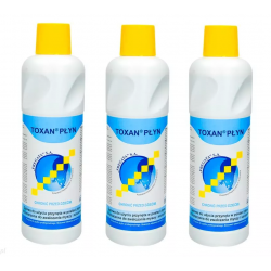 TOXAN appât liquide anti-rats et souris 3 x 1 L