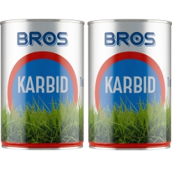 Lot de 2 carbures granulés BROS contre les taupes