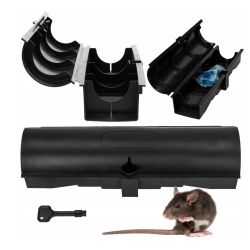 Kit complet de dératisation avec poste d'appâtage